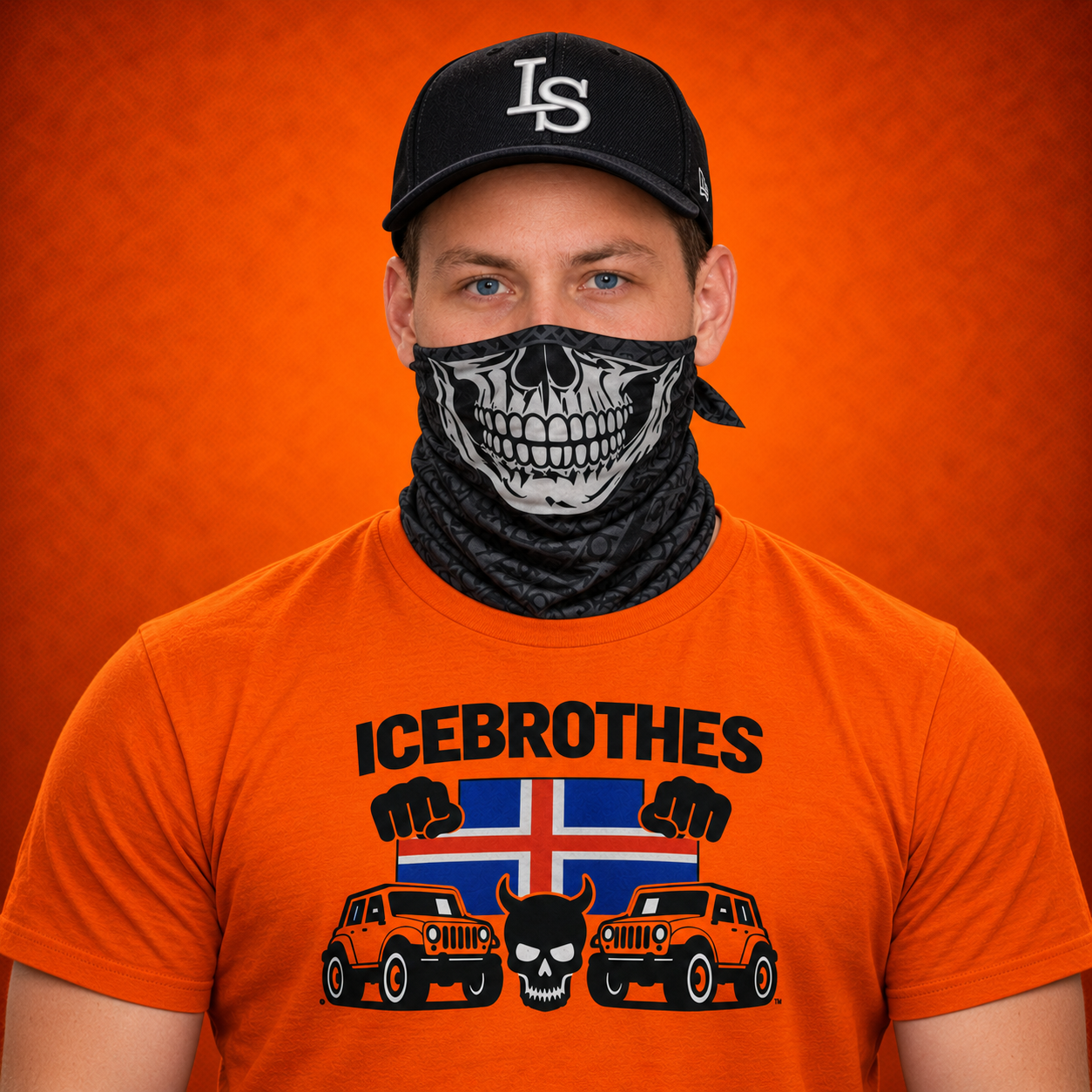 Páll í Icebrothes búningi